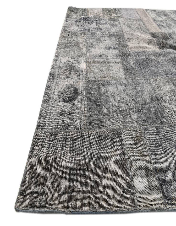 Detail image of 6' 9 x 8' 3  Hand Knotted Ultra Vintage Persian Wool Rug