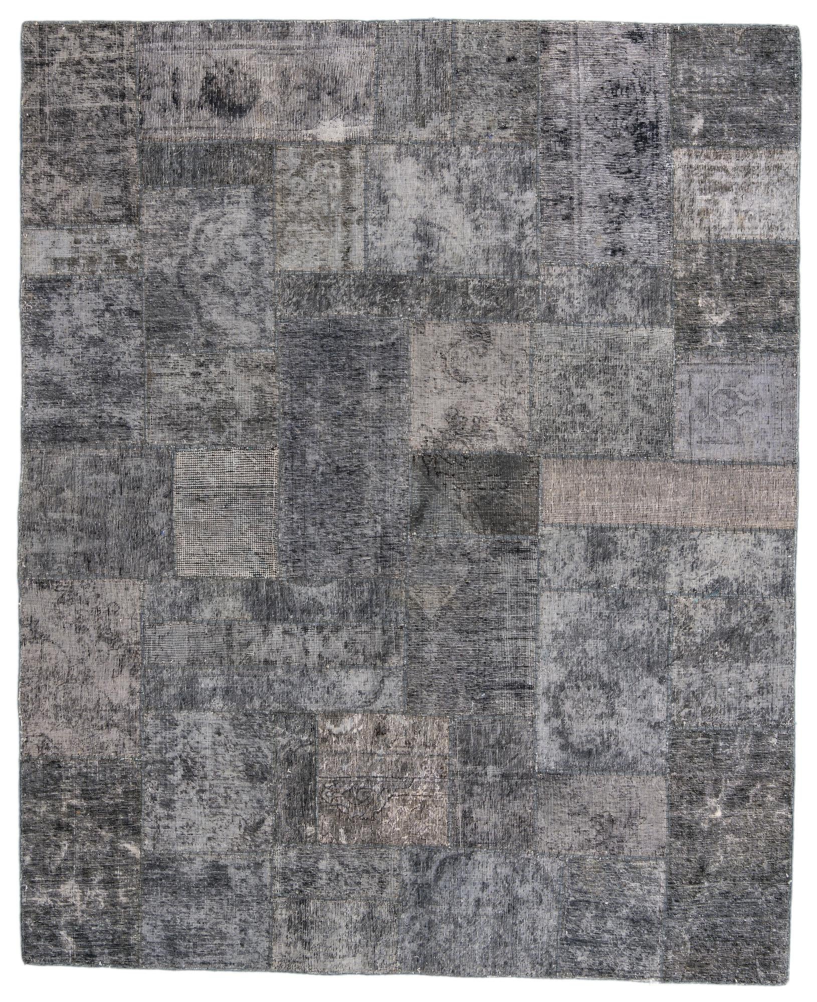 6' 9 x 8' 3 Hand Knotted Ultra Vintage Persian Wool Rug