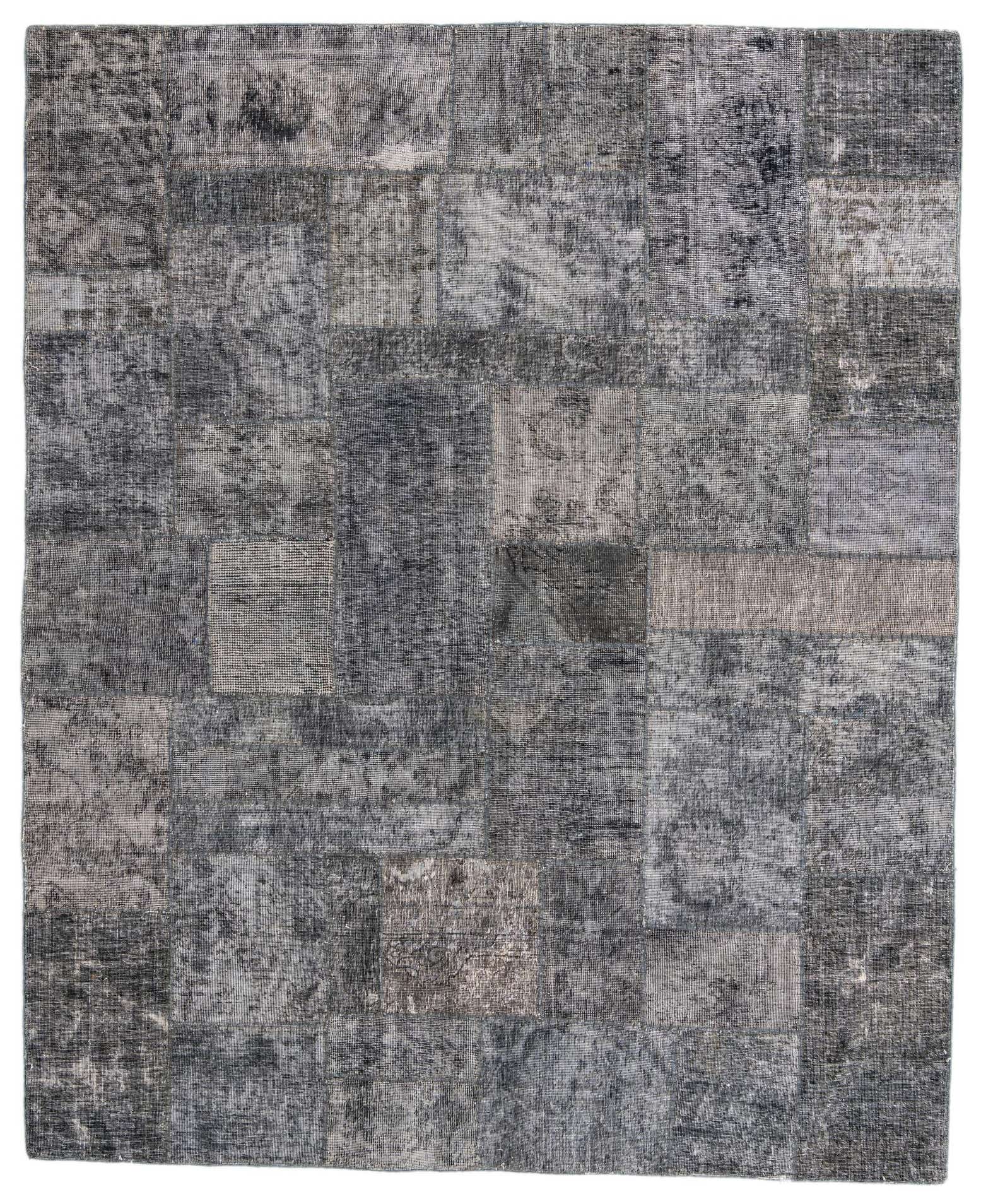 6' 9 x 8' 3 Hand Knotted Ultra Vintage Persian Wool Rug