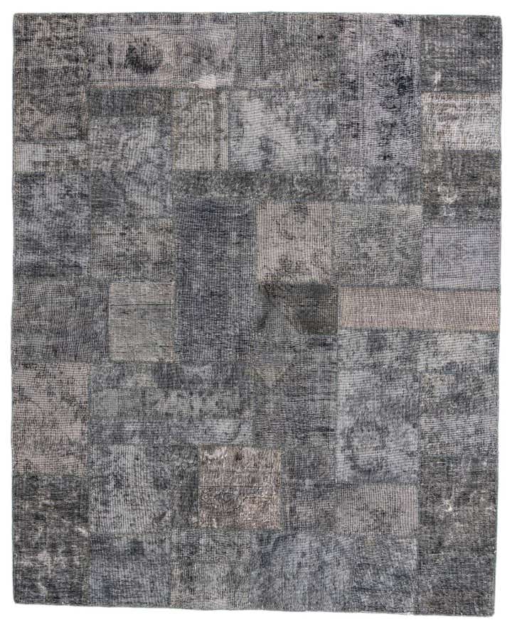 6' 9 x 8' 3 Hand Knotted Ultra Vintage Persian Wool Rug