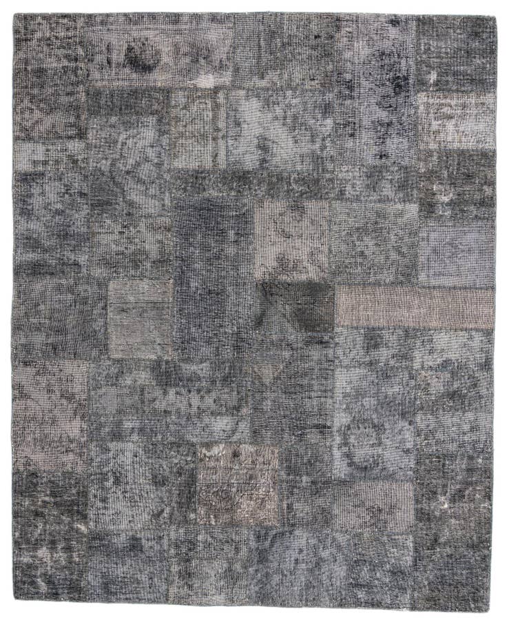 Detail image of 6' 9 x 8' 3 Hand Knotted Ultra Vintage Persian Wool Rug