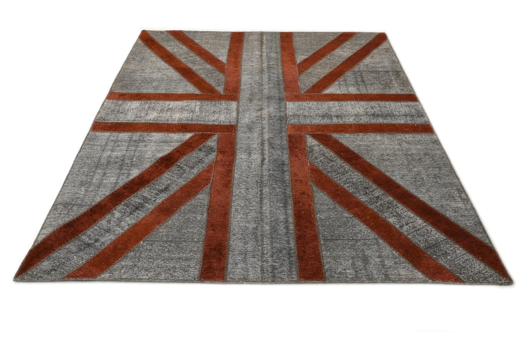 5' 6 x 7' 11 Hand Knotted Ultra Vintage Persian Wool Rug