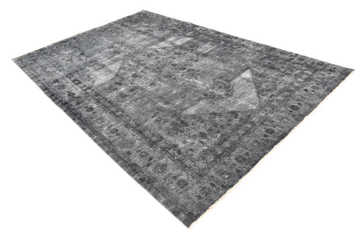6' 11 x 10' 7 Hand Knotted Ultra Vintage Persian Wool Rug