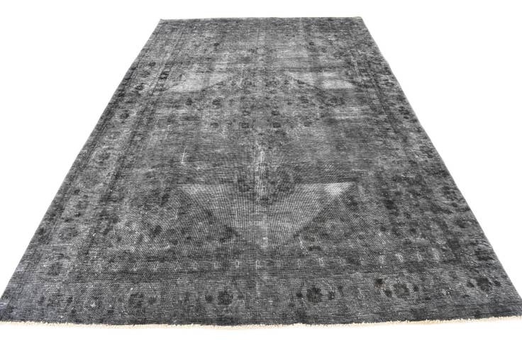 Detail image of 6' 11 x 10' 7 Hand Knotted Ultra Vintage Persian Wool Rug