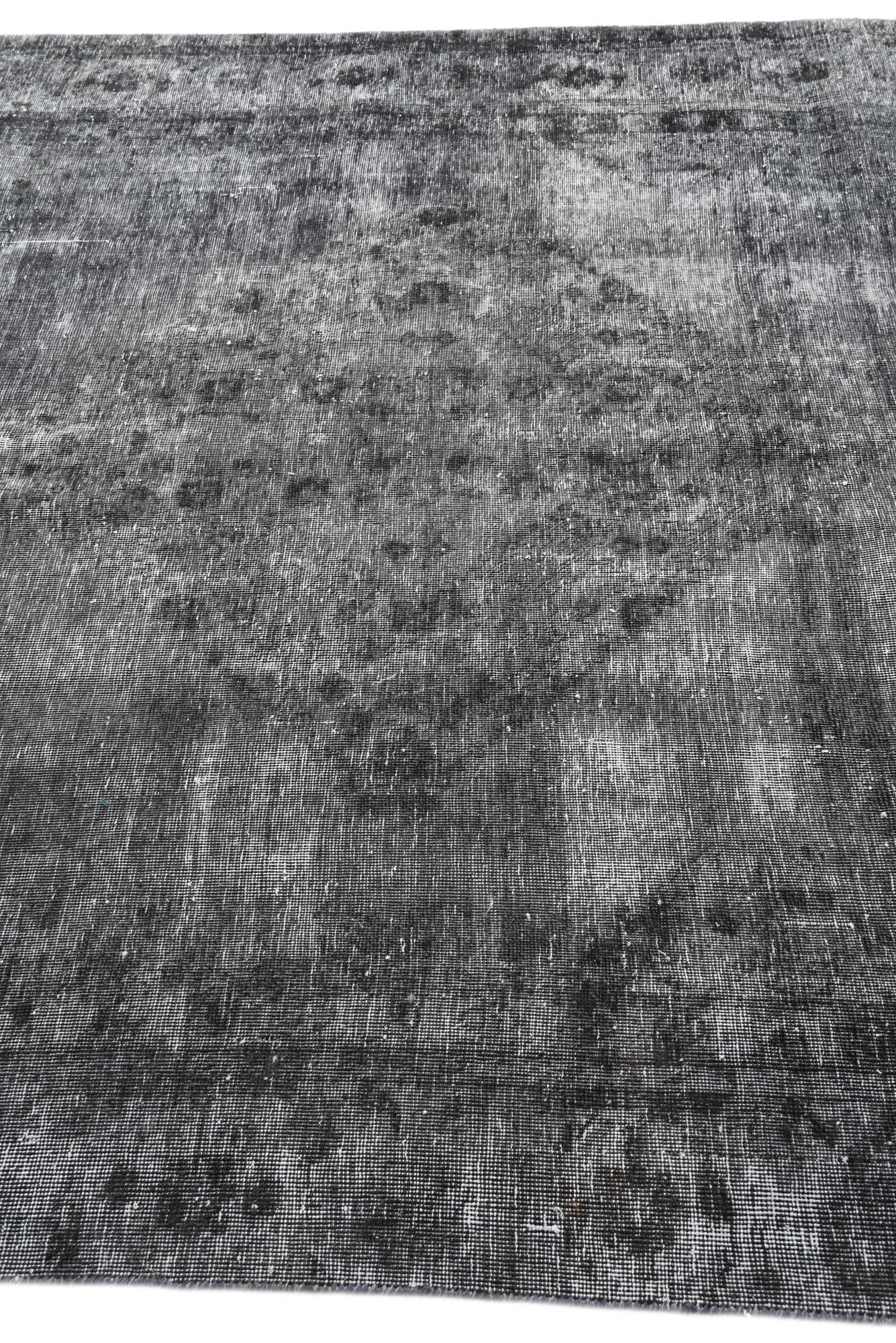 6' 11 x 10' 7 Hand Knotted Ultra Vintage Persian Wool Rug