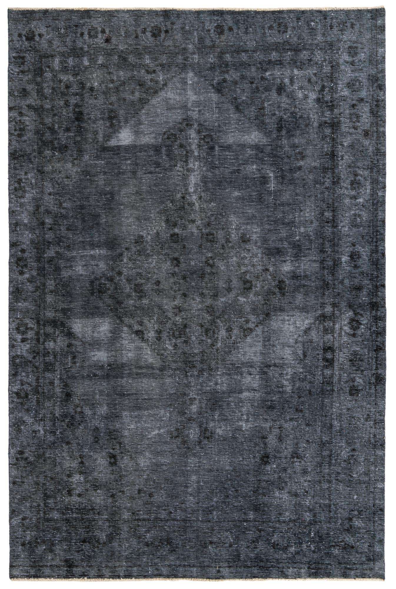 6' 11 x 10' 7 Hand Knotted Ultra Vintage Persian Wool Rug