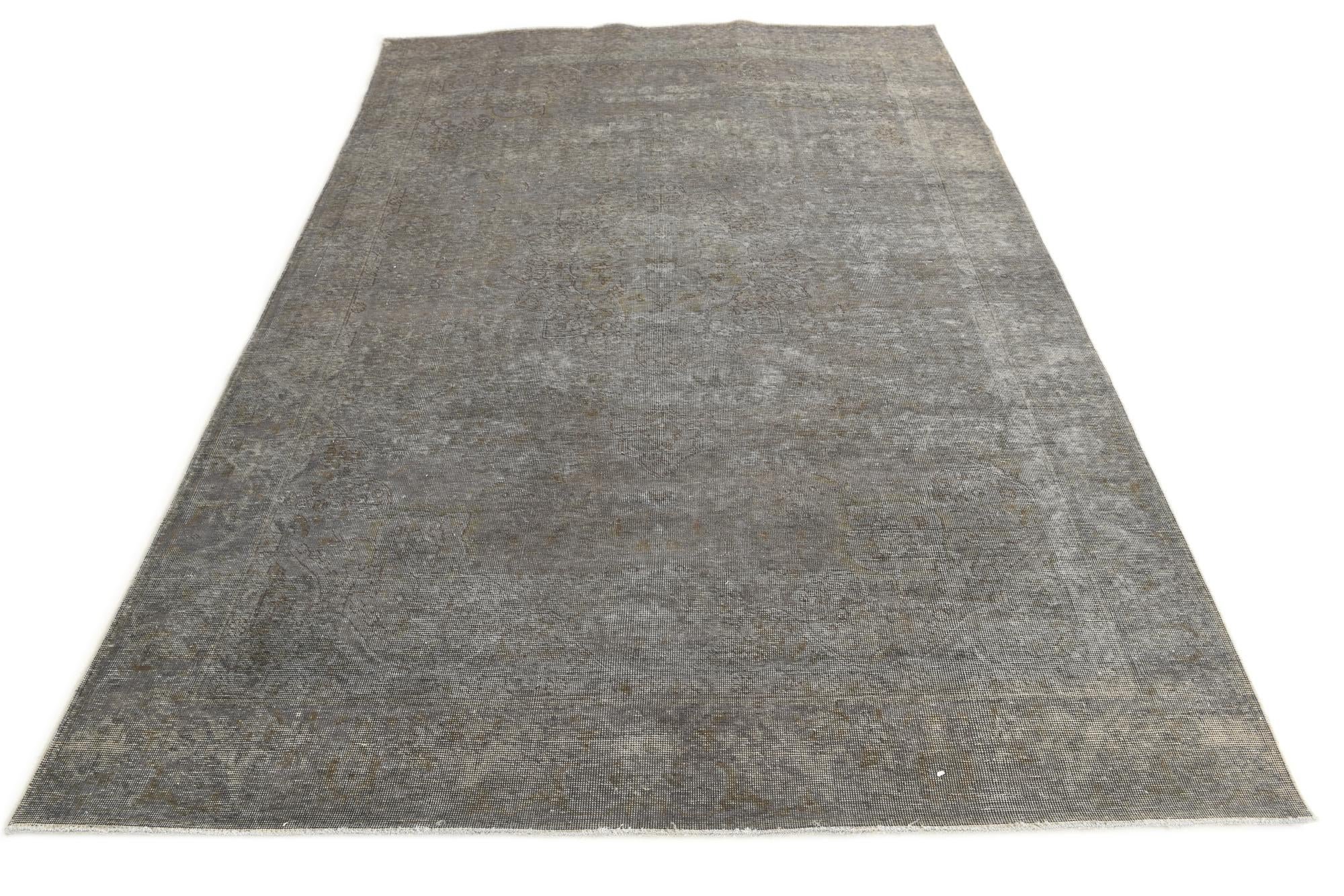 6' 6 x 9' 8 Hand Knotted Ultra Vintage Persian Wool Rug