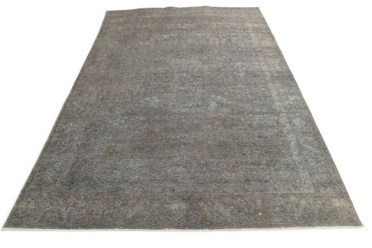 Detail image of 6' 6 x 9' 8 Hand Knotted Ultra Vintage Persian Wool Rug