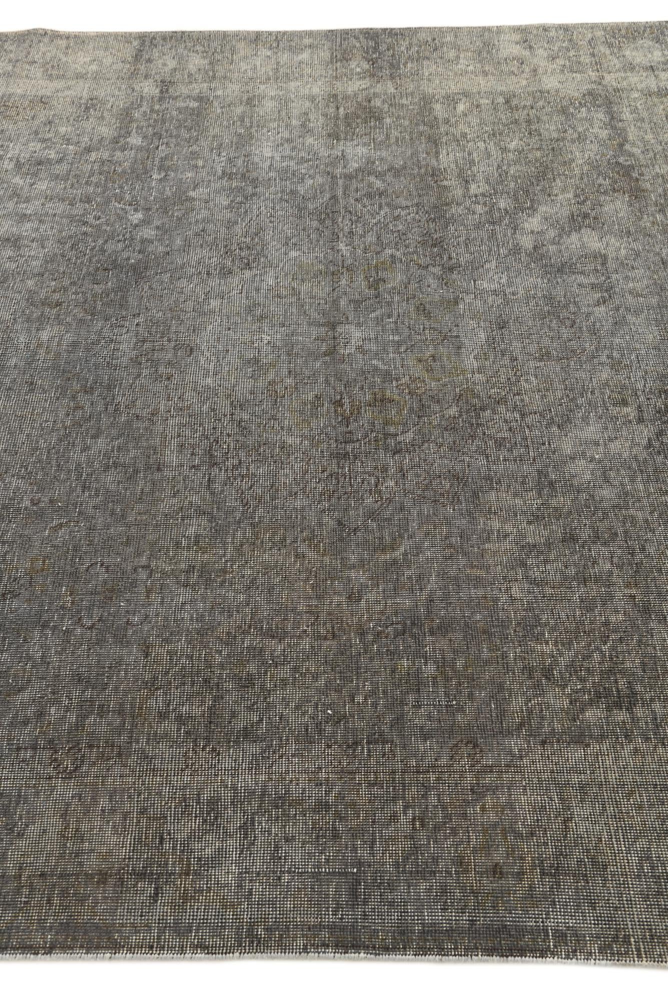 6' 6 x 9' 8 Hand Knotted Ultra Vintage Persian Wool Rug