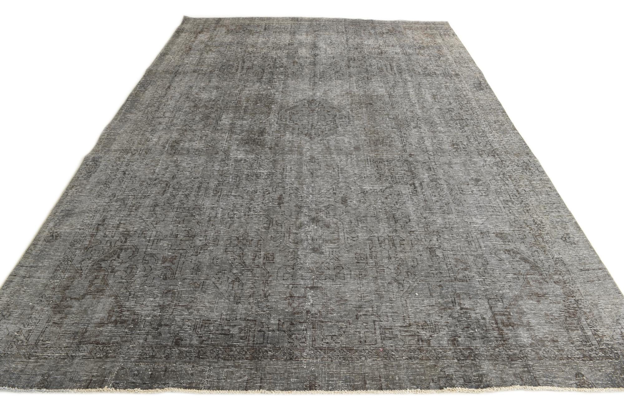 8' 7 x 11' 8 Hand Knotted Ultra Vintage Persian Wool Rug
