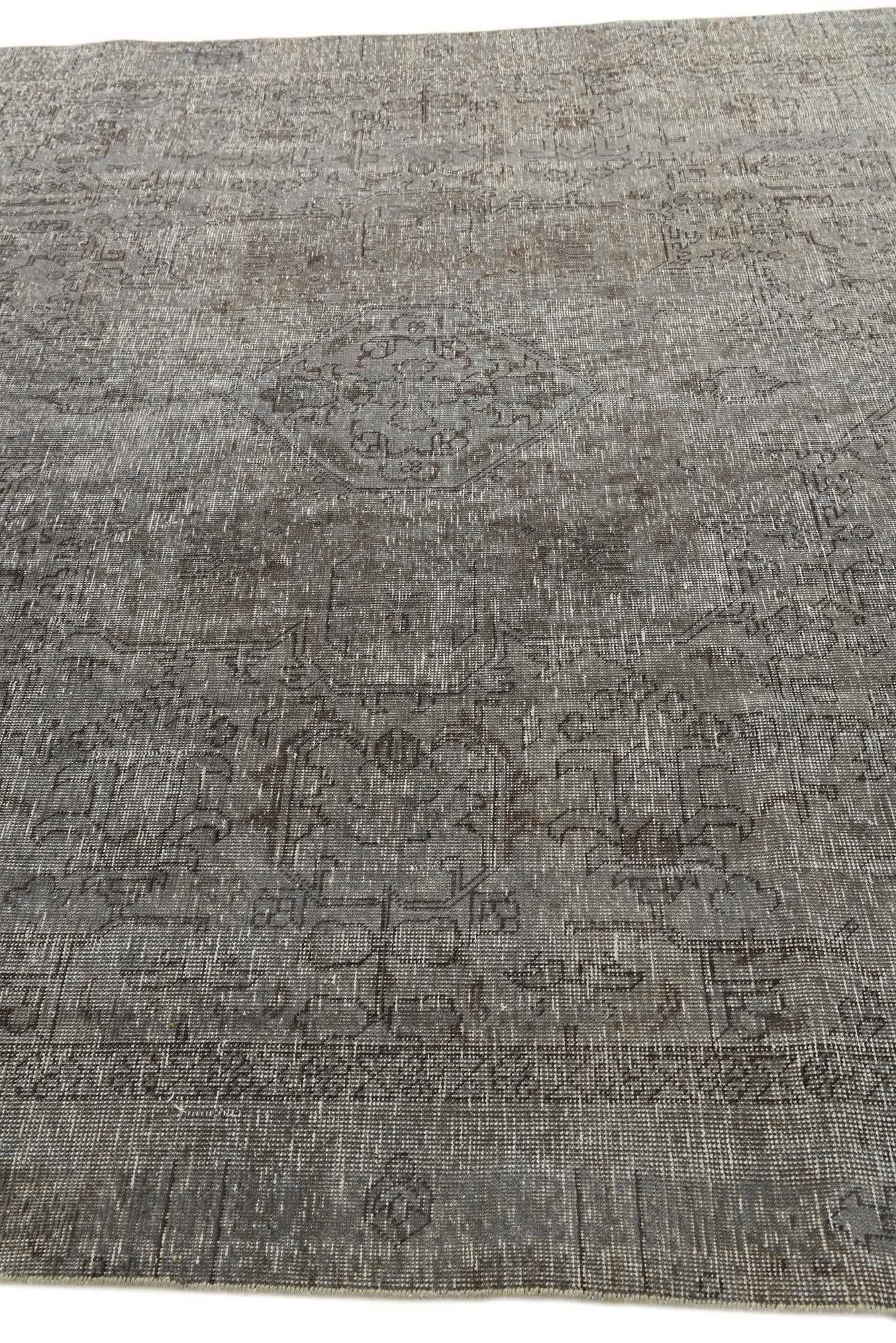 8' 7 x 11' 8 Hand Knotted Ultra Vintage Persian Wool Rug