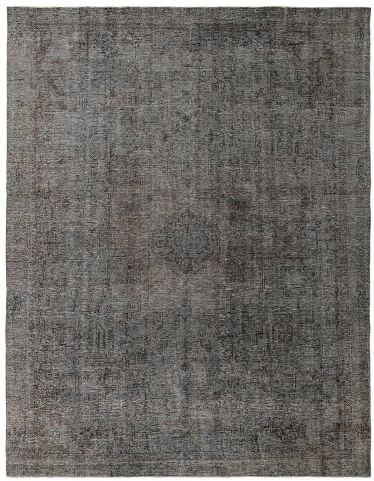 Detail image of 8' 7 x 11' 8 Hand Knotted Ultra Vintage Persian Wool Rug
