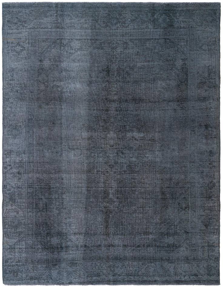 Detail image of 8' 8 x 12' Hand Knotted Ultra Vintage Persian Wool Rug