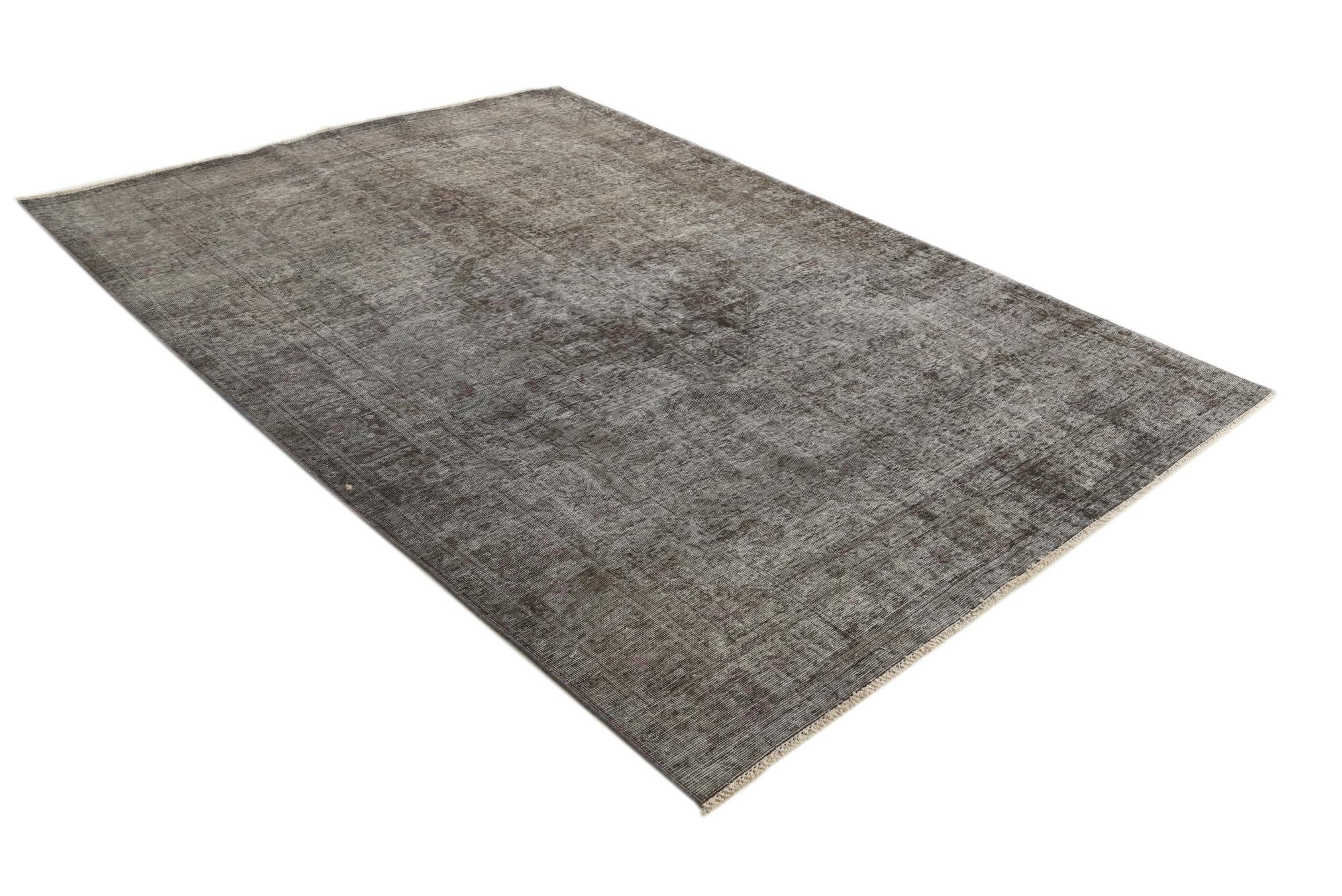 6' 8 x 9' 4 Hand Knotted Ultra Vintage Persian Wool Rug