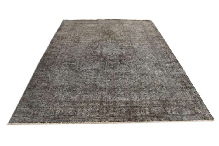 6' 8 x 9' 4 Hand Knotted Ultra Vintage Persian Wool Rug