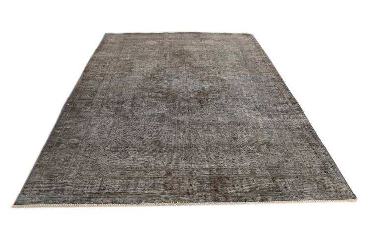 Detail image of 6' 8 x 9' 4 Hand Knotted Ultra Vintage Persian Wool Rug