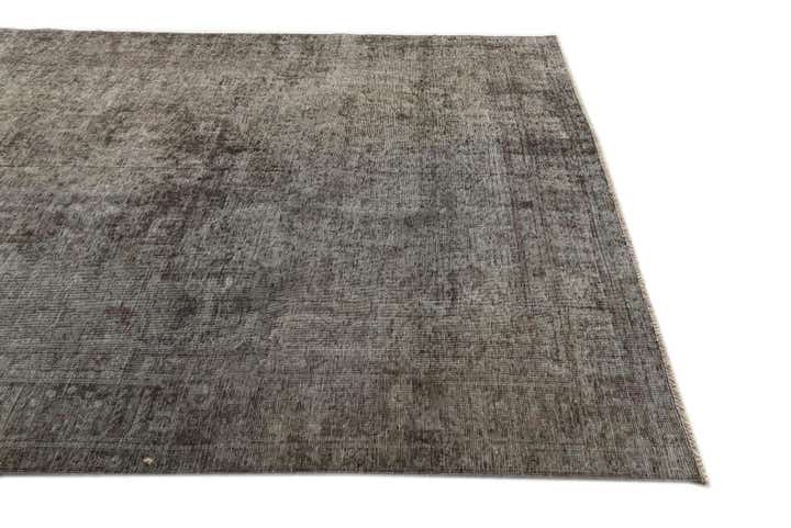 6' 8 x 9' 4 Hand Knotted Ultra Vintage Persian Wool Rug