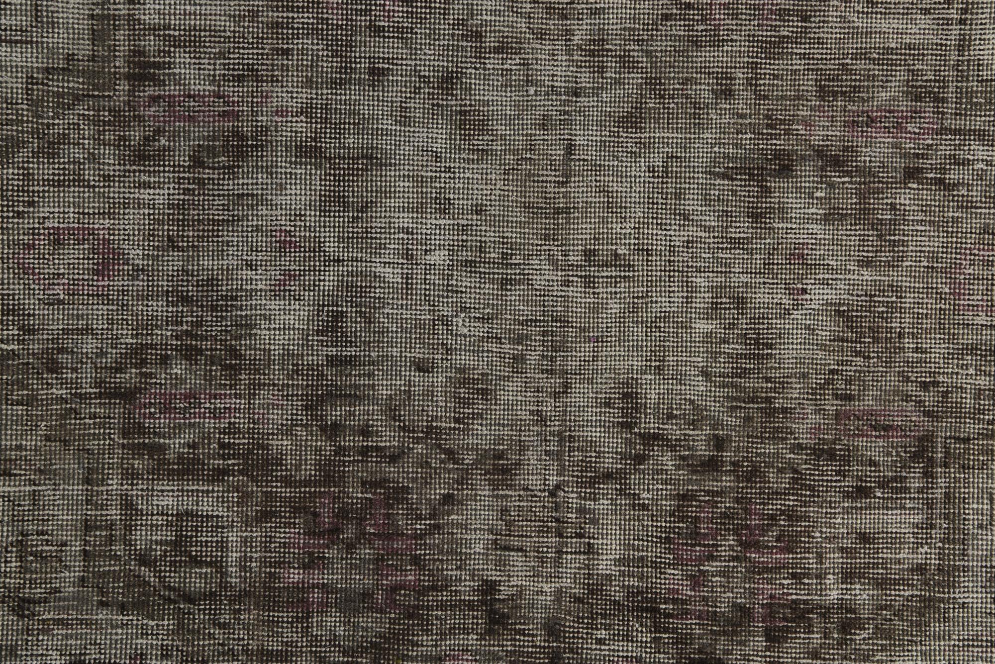 6' 8 x 9' 4 Hand Knotted Ultra Vintage Persian Wool Rug