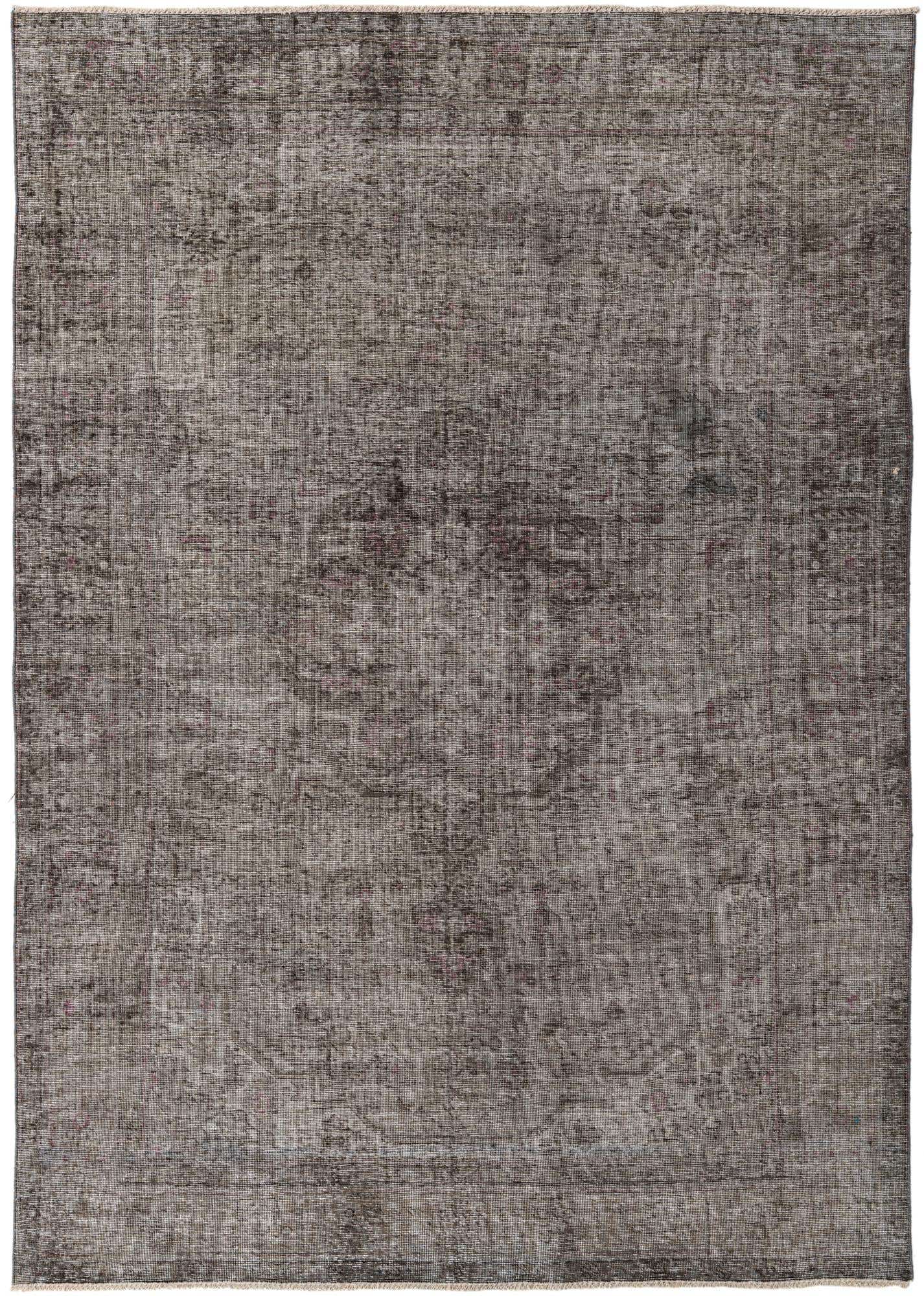 6' 8 x 9' 4 Hand Knotted Ultra Vintage Persian Wool Rug