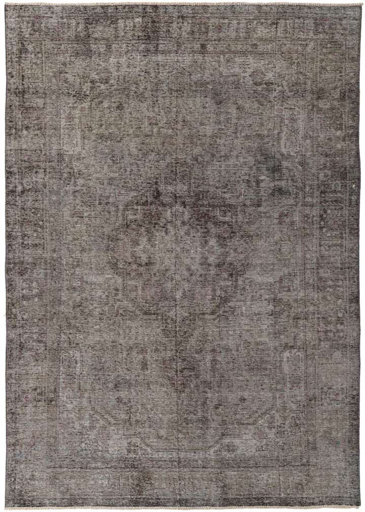 6' 8 x 9' 4 Hand Knotted Ultra Vintage Persian Wool Rug