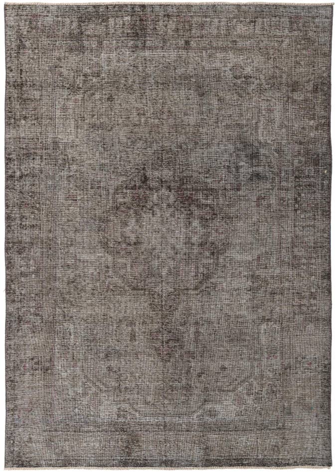 Detail image of 6' 8 x 9' 4 Hand Knotted Ultra Vintage Persian Wool Rug