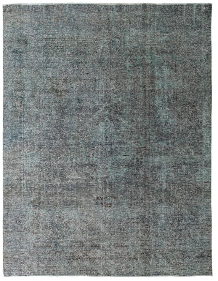 Detail image of 8' 7 x 11' 8 Hand Knotted Ultra Vintage Persian Wool Rug