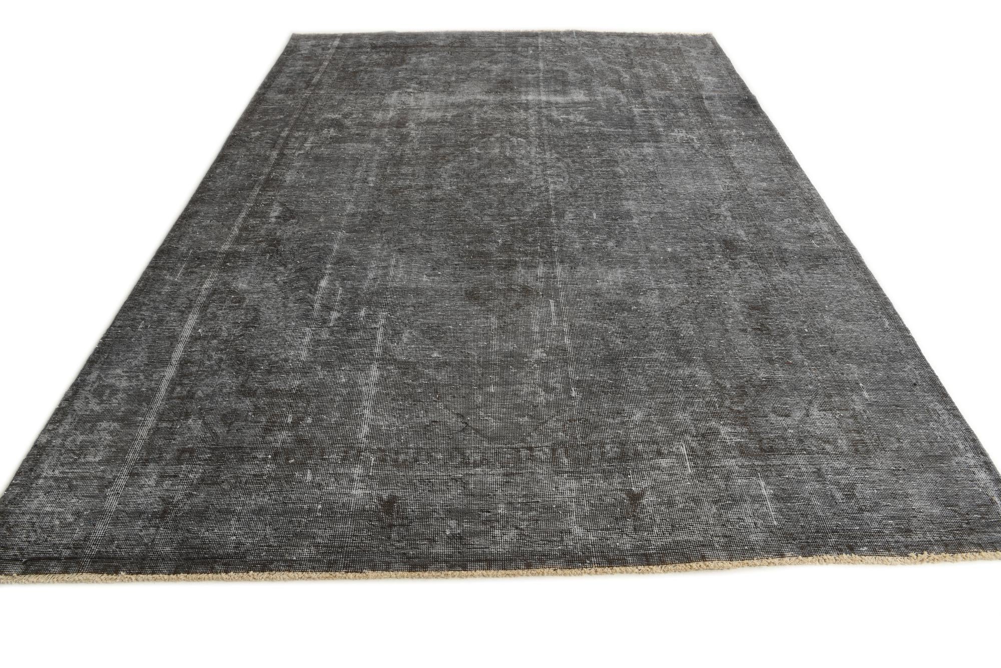 7' 5 x 11' Hand Knotted Ultra Vintage Persian Wool Rug