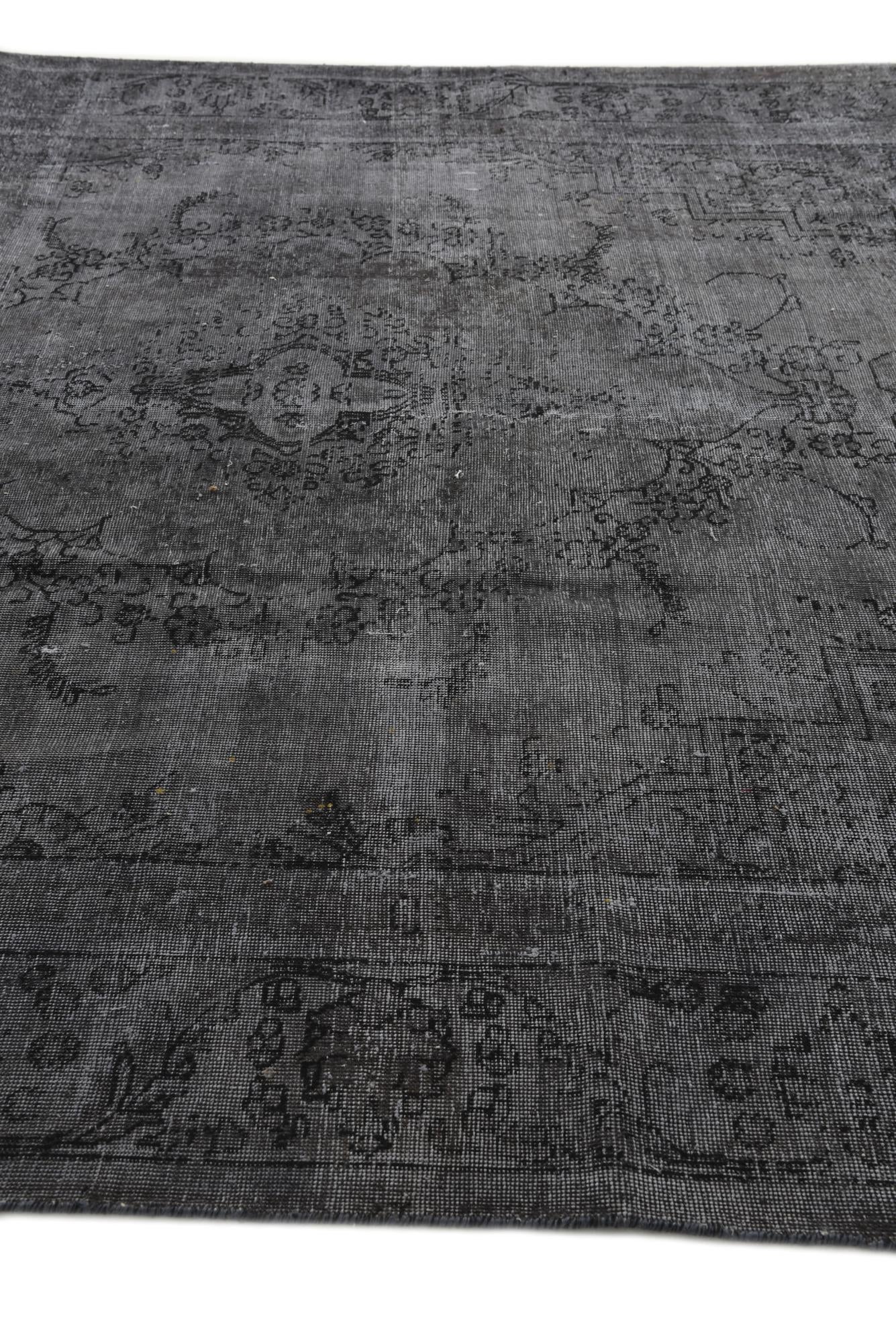 9' 2 x 12' 3 Hand Knotted Ultra Vintage Persian Wool Rug