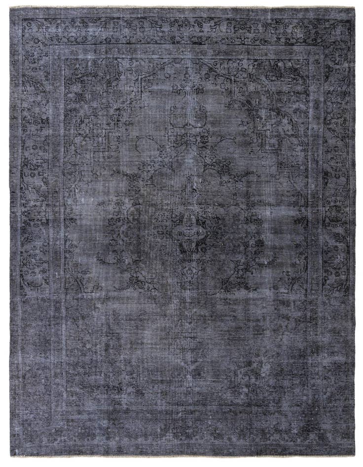 Detail image of 9' 2 x 12' 3 Hand Knotted Ultra Vintage Persian Wool Rug