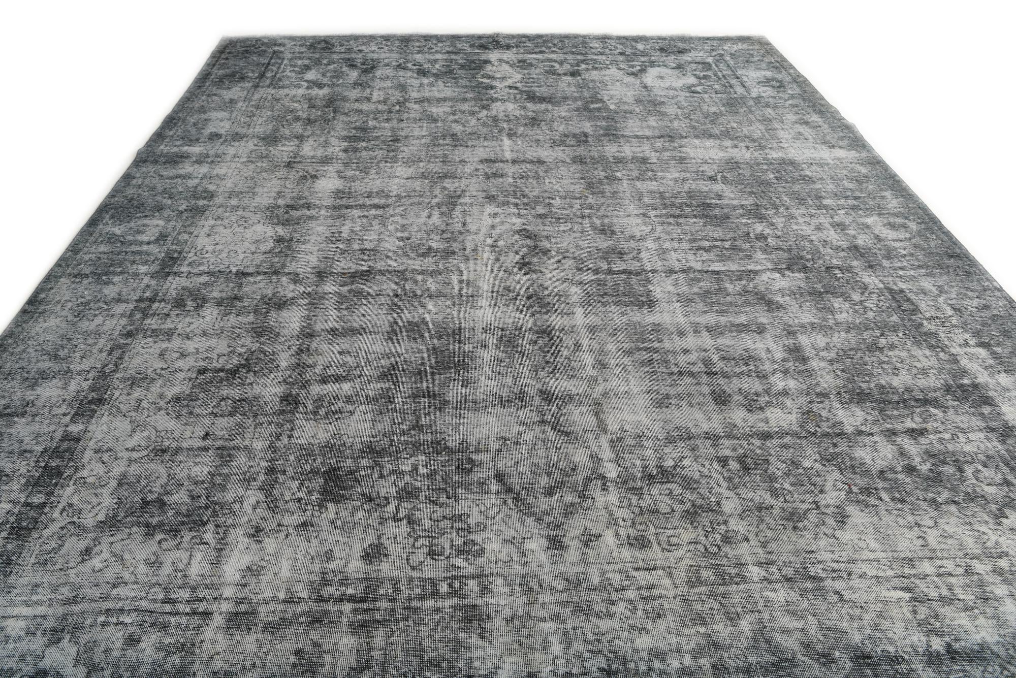 10' x 12' 8 Hand Knotted Ultra Vintage Persian Wool Rug