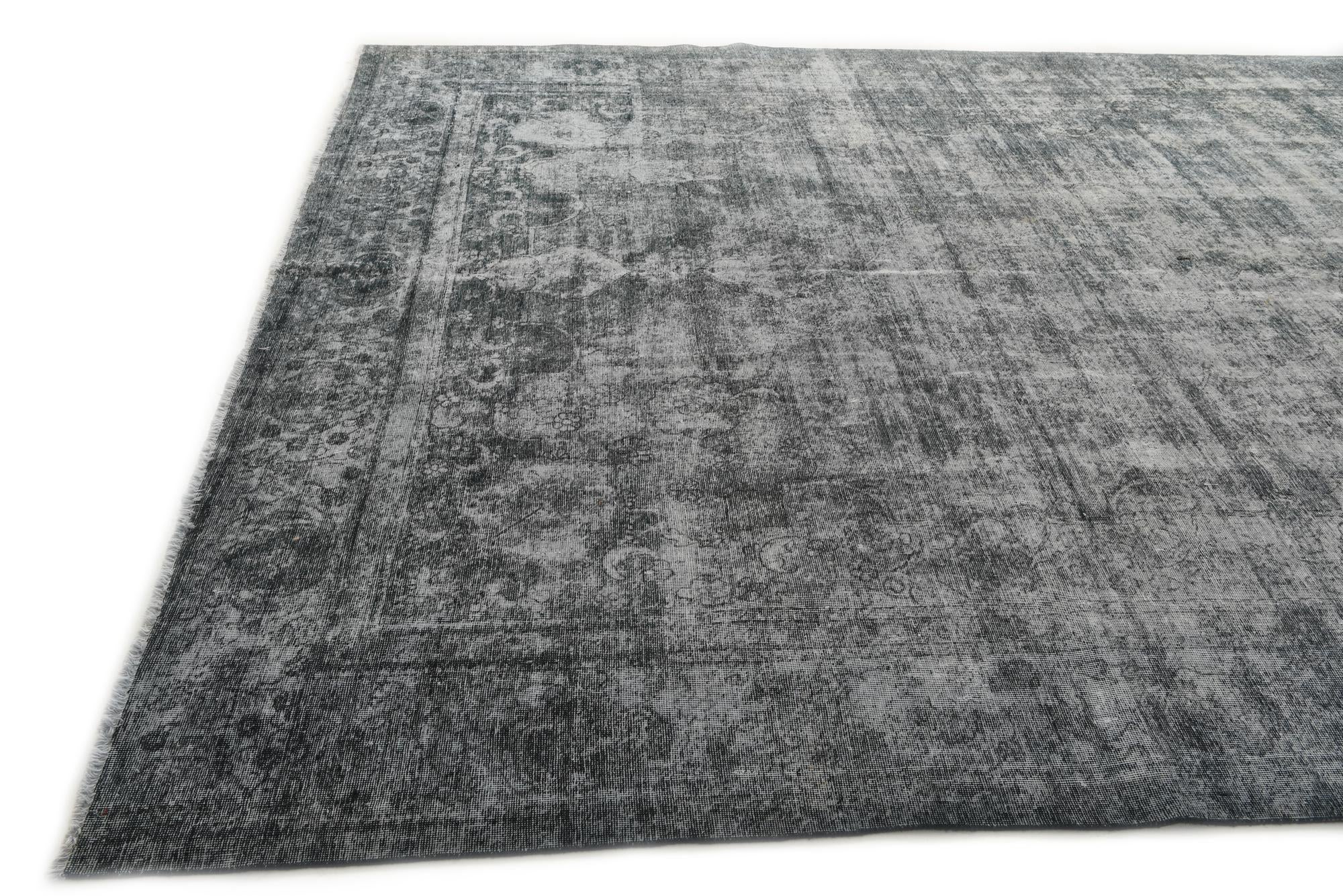 10' x 12' 8 Hand Knotted Ultra Vintage Persian Wool Rug