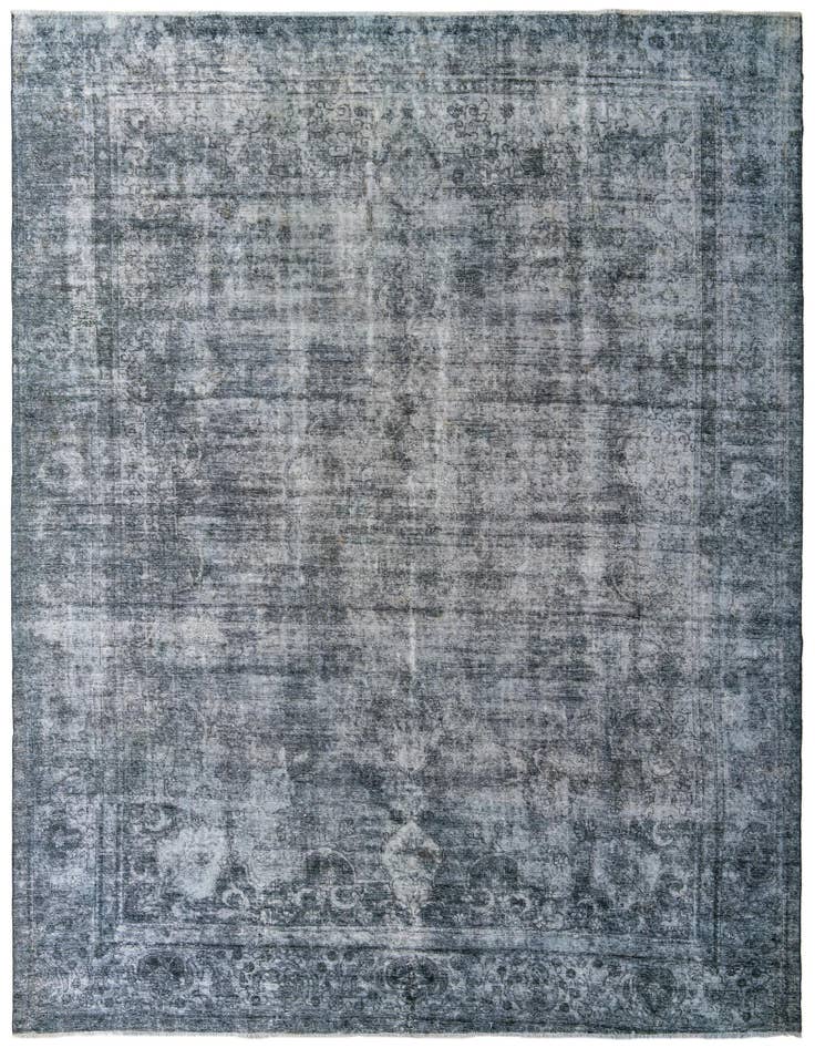 Detail image of 10' x 12' 8 Hand Knotted Ultra Vintage Persian Wool Rug