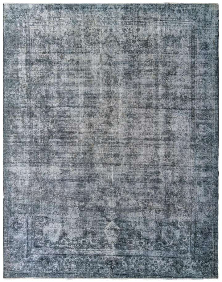 10' x 12' 8 Hand Knotted Ultra Vintage Persian Wool Rug