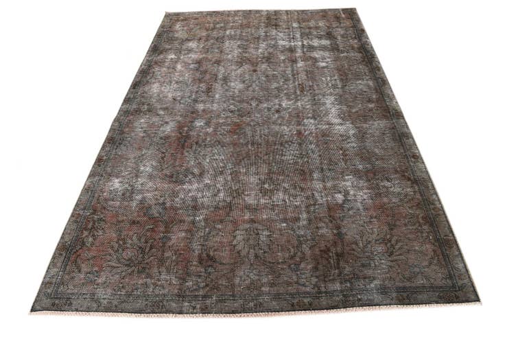 Detail image of 5' 7 x 8' 9 Hand Knotted Ultra Vintage Persian Wool Rug