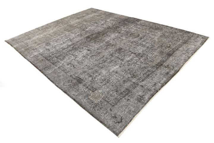 9' 3 x 12' 6 Hand Knotted Ultra Vintage Persian Wool Rug