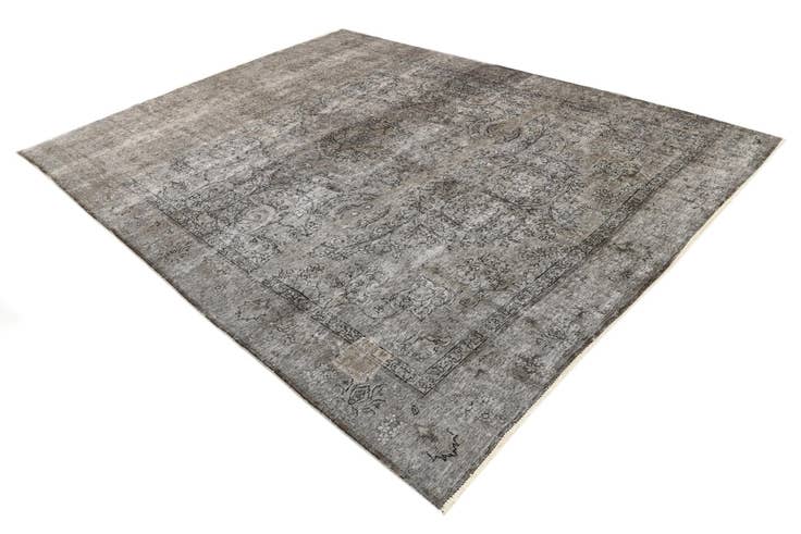 Detail image of 9' 3 x 12' 6 Hand Knotted Ultra Vintage Persian Wool Rug