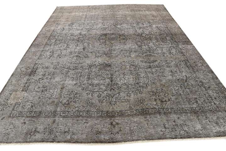 9' 3 x 12' 6 Hand Knotted Ultra Vintage Persian Wool Rug