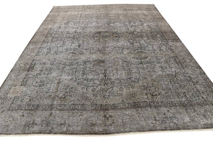 Detail image of 9' 3 x 12' 6 Hand Knotted Ultra Vintage Persian Wool Rug