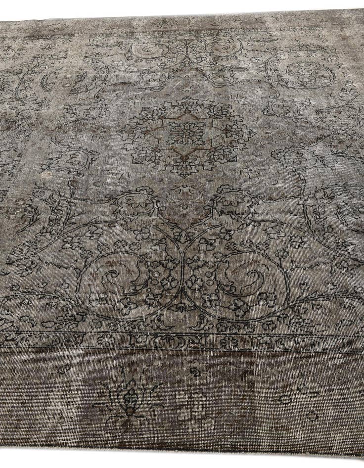 Detail image of 9' 3 x 12' 6  Hand Knotted Ultra Vintage Persian Wool Rug