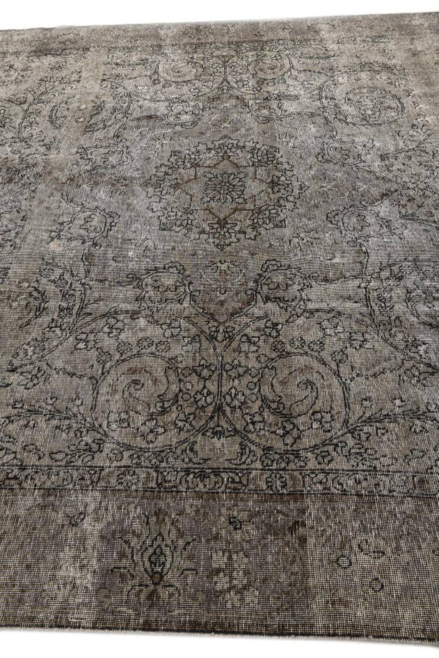Detail image of 9' 3 x 12' 6 Hand Knotted Ultra Vintage Persian Wool Rug