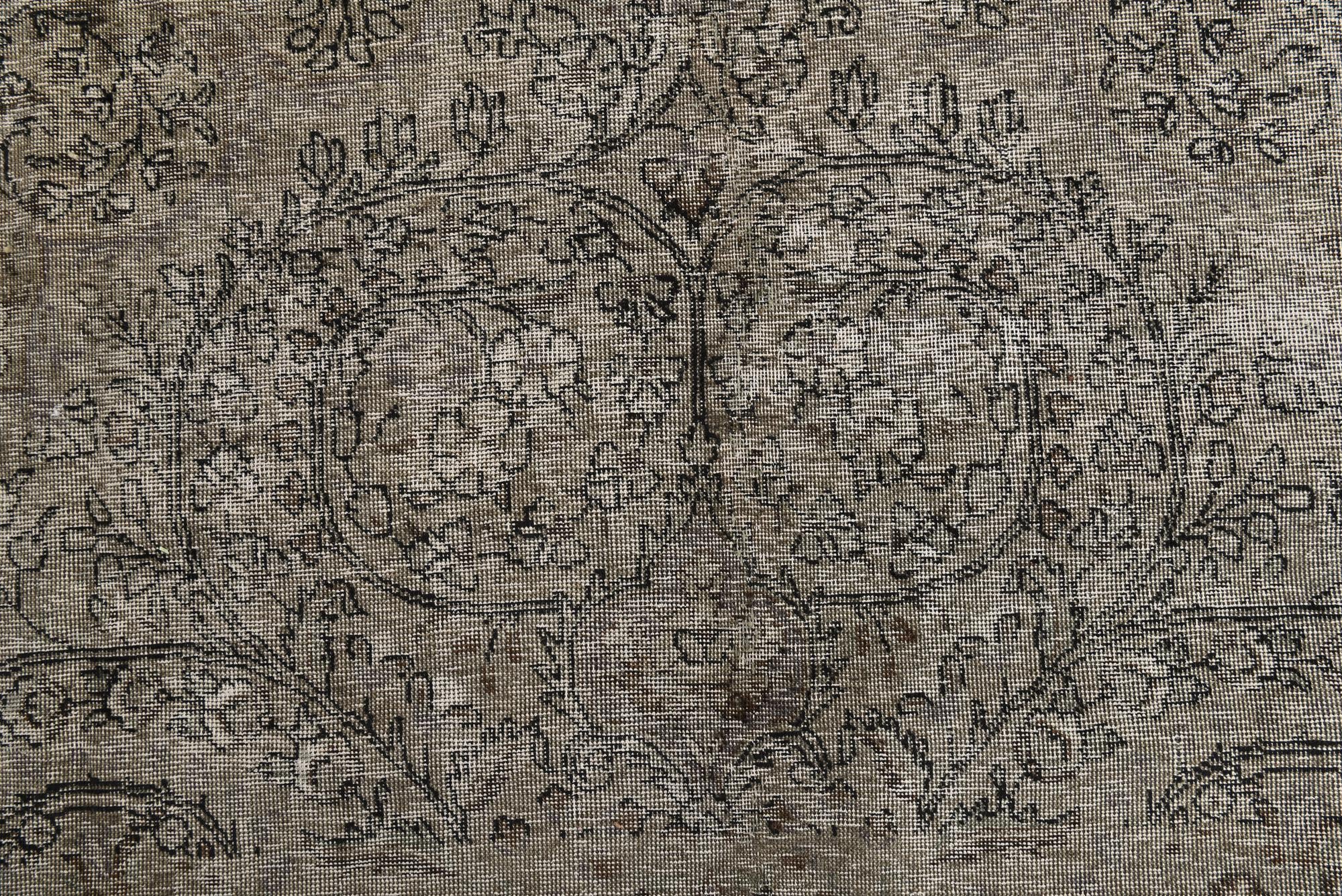 9' 3 x 12' 6 Hand Knotted Ultra Vintage Persian Wool Rug