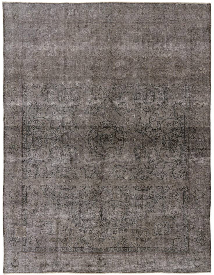 Detail image of 9' 3 x 12' 6 Hand Knotted Ultra Vintage Persian Wool Rug