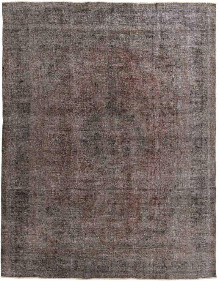 Detail image of 9' 6 x 12' 6 Hand Knotted Ultra Vintage Persian Wool Rug