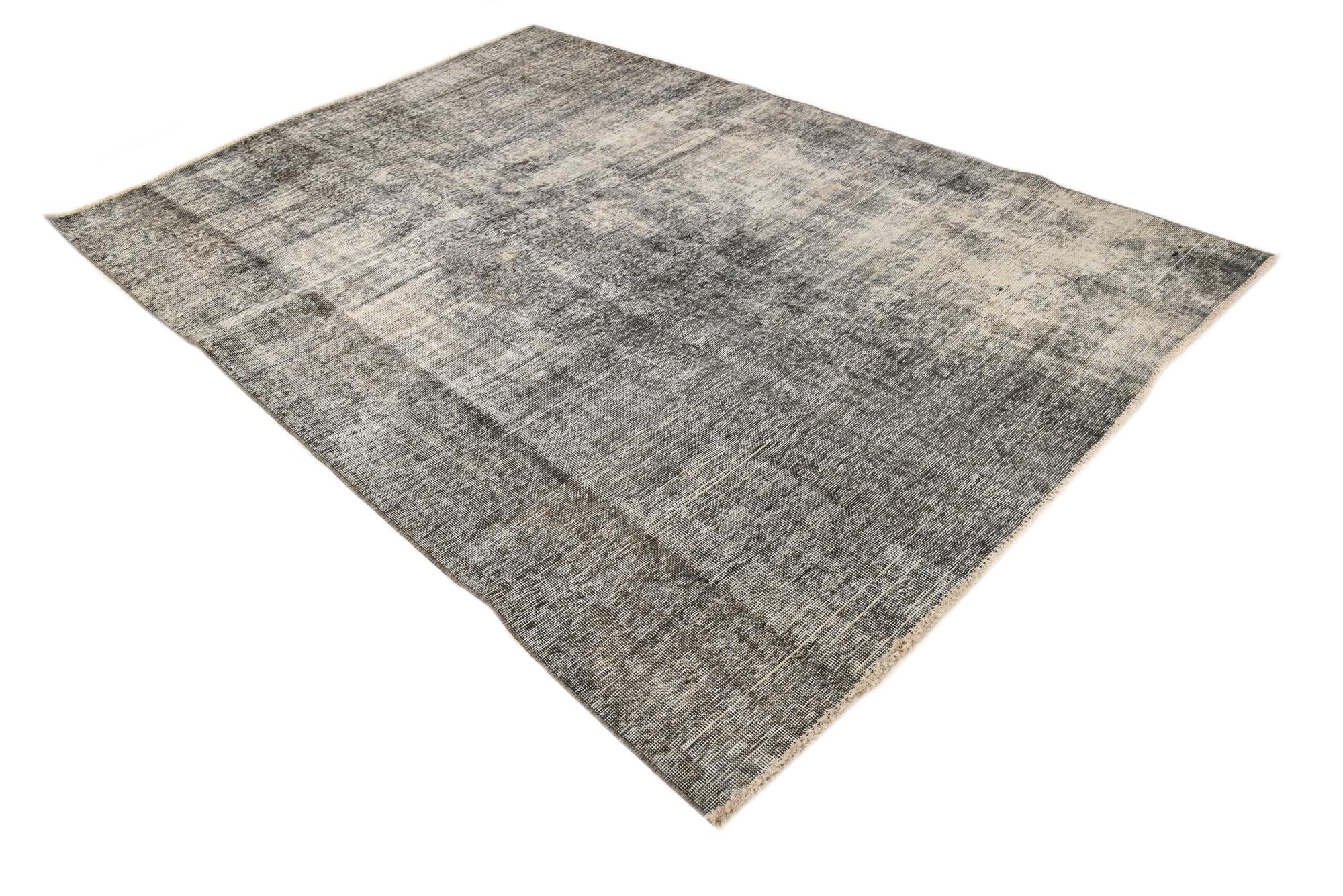 6' 3 x 9' 1 Hand Knotted Ultra Vintage Persian Wool Rug