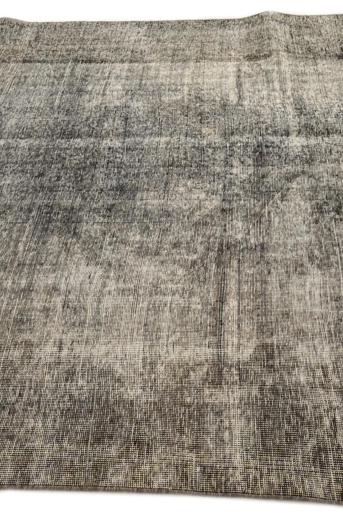 6' 3 x 9' 1 Hand Knotted Ultra Vintage Persian Wool Rug