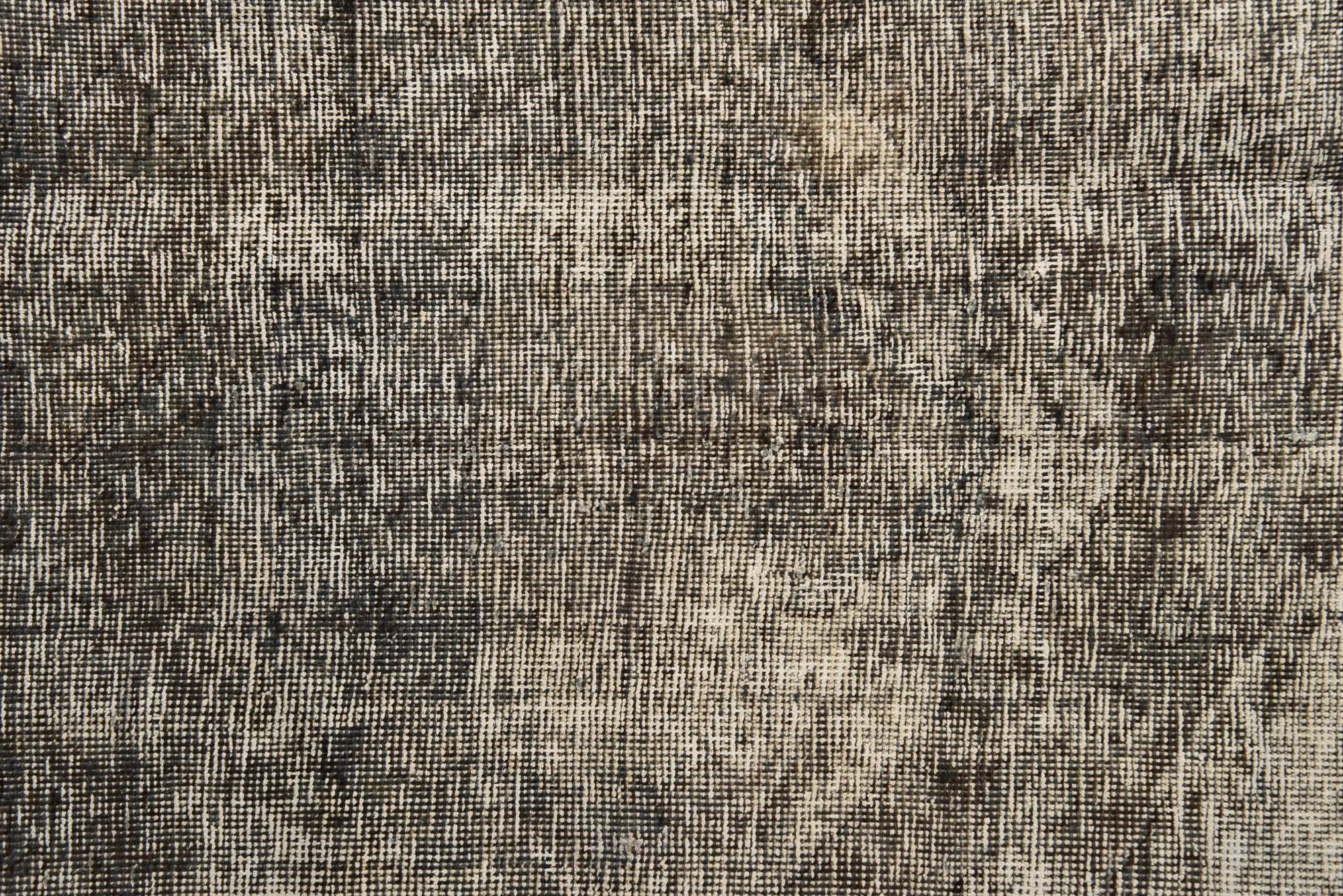 6' 3 x 9' 1 Hand Knotted Ultra Vintage Persian Wool Rug