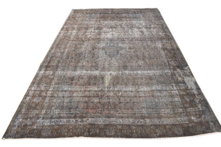 Detail image of 6' 5 x 9' 8 Hand Knotted Ultra Vintage Persian Wool Rug