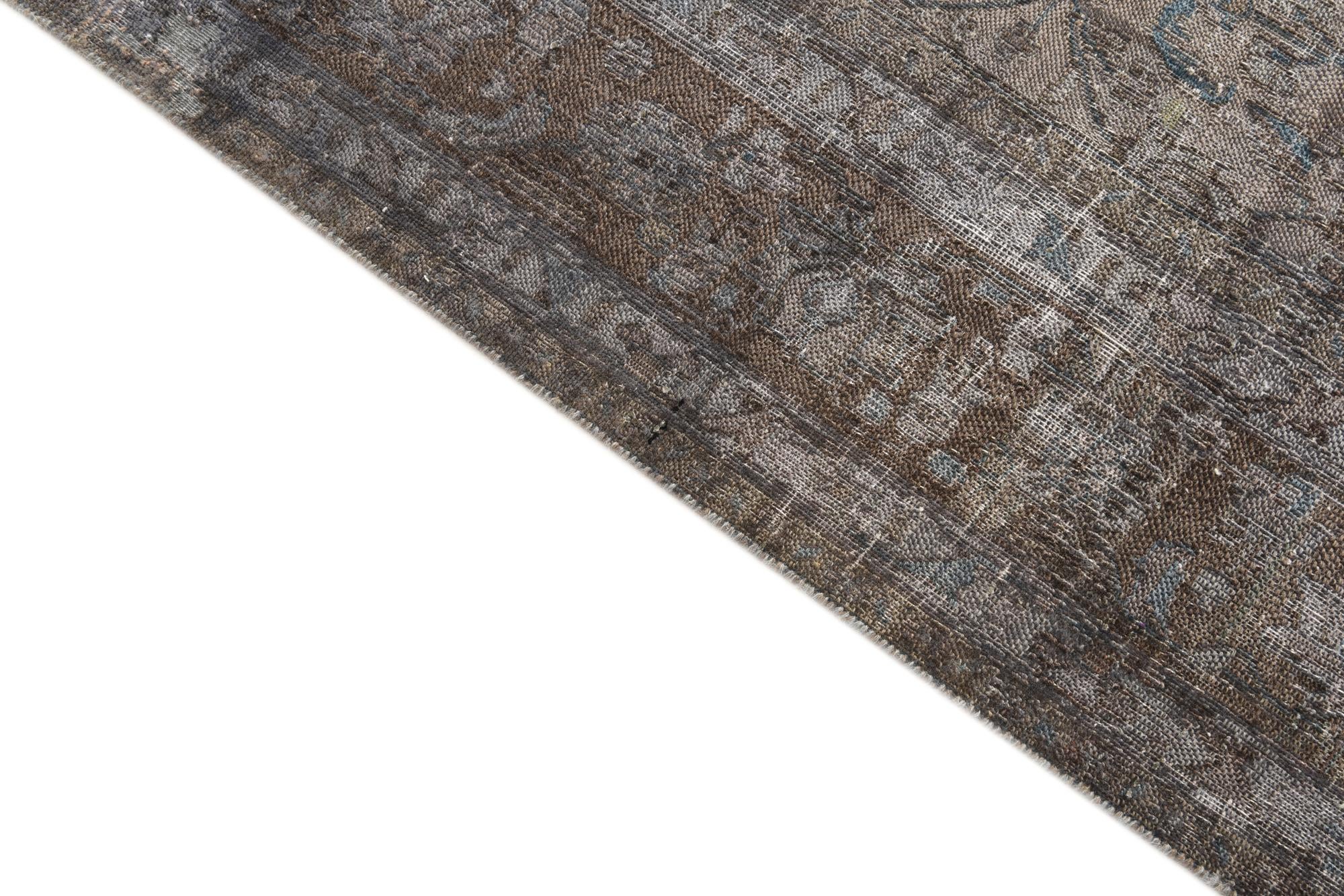 6' 5 x 9' 8 Hand Knotted Ultra Vintage Persian Wool Rug