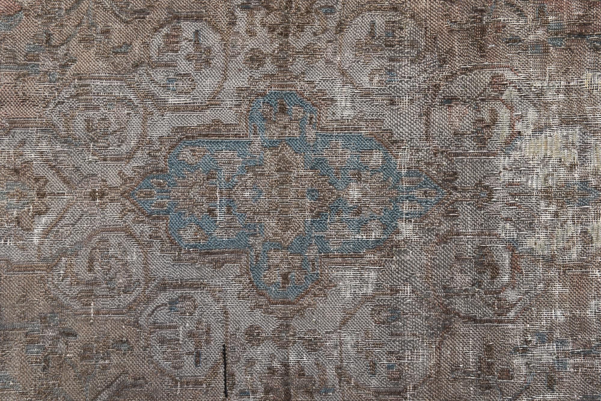 6' 5 x 9' 8 Hand Knotted Ultra Vintage Persian Wool Rug