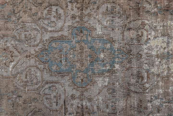 6' 5 x 9' 8 Hand Knotted Ultra Vintage Persian Wool Rug